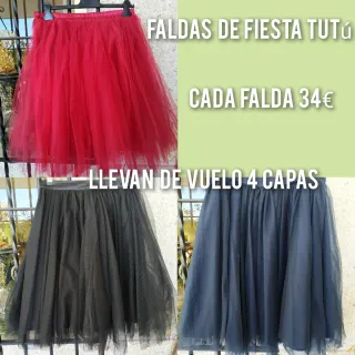 Faldas Tutú Fiesta (Talla Única)