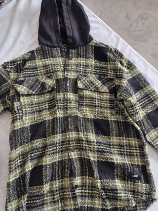 Chaqueta BERSHKA con capucha unisex oversized