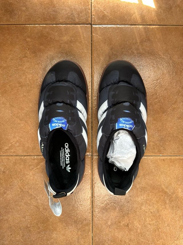 Adidas Puffylette Samba Negro Blanco