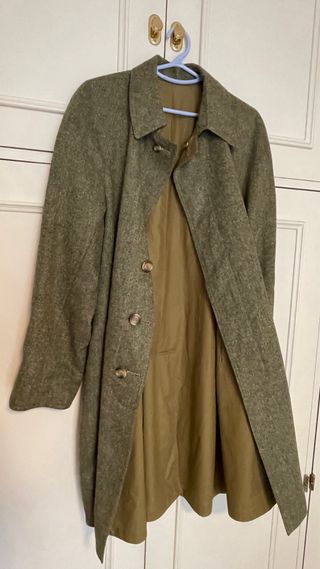 Abrigo/ Gabardina Reversible. Hombre.
