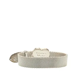 Pulsera Tiffany & Co. Plata 925 Malla Corazón