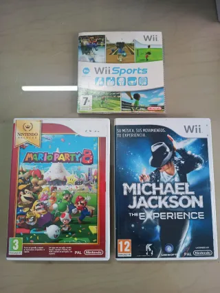 Juegos Nintendo Wii x3 +2 extras P2