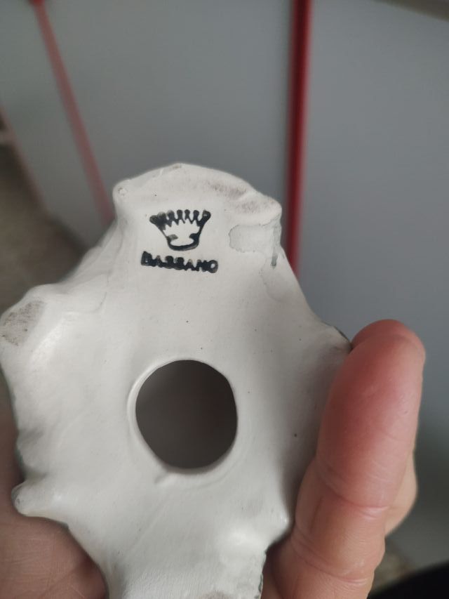 Coppia statuette bambini in ceramica