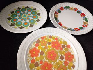 Set 3 Platos Pontesa 17cm vintage