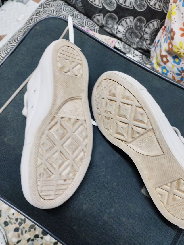 Converse Piel Blancas Talla 36.5