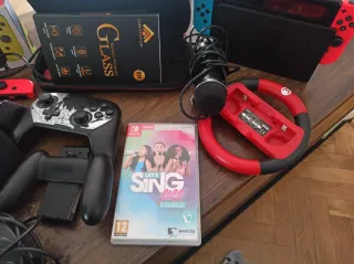 Nintendo Switch con accesorios