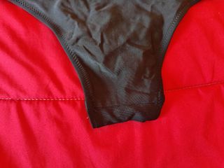 Cueca Bikini Preta com Tiras