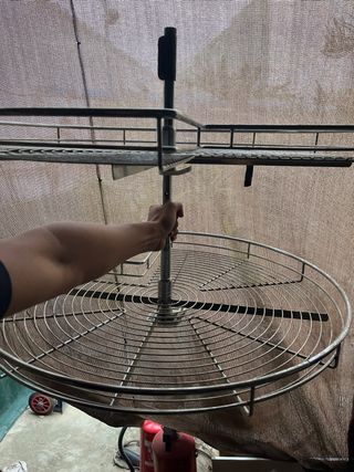 Escurridor platos redondo metal