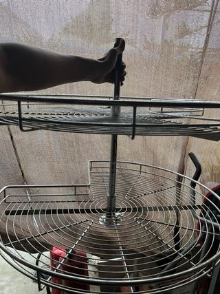 Escurridor platos redondo metal