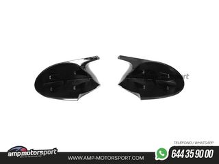 CARCASAS DE ESPEJOS PARA BMW SERIE 1 LOOK M NEGRO BRILLO