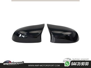 CARCASAS DE ESPEJOS PARA BMW X3/X4/X5/X6 LOOK M NEGRO BRILLO