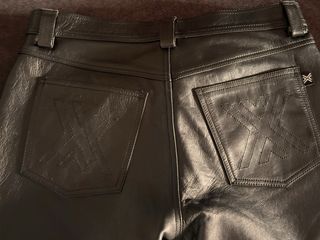 Pantalón  leather  original cintura 95 cm jeans