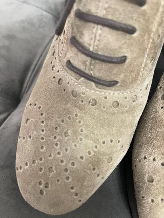 Scarpe Frau donna scamosciate beige n.37