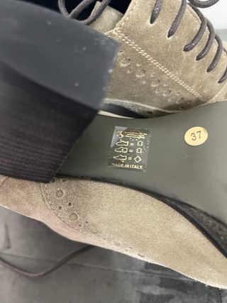 Scarpe Frau donna scamosciate beige n.37