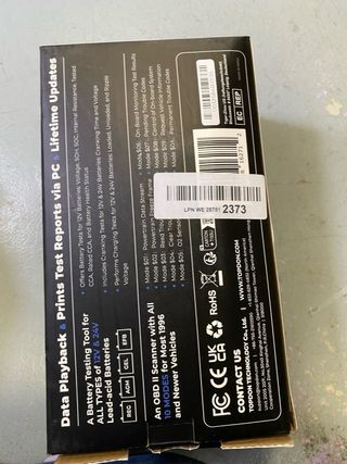 TOPDON AL500B OBD2 Scanner & Battery Tester