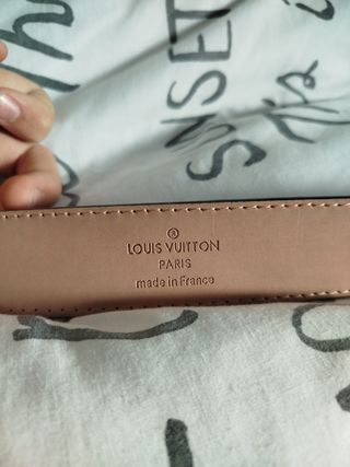 Cinturón Louis Vuitton Damier Graphite