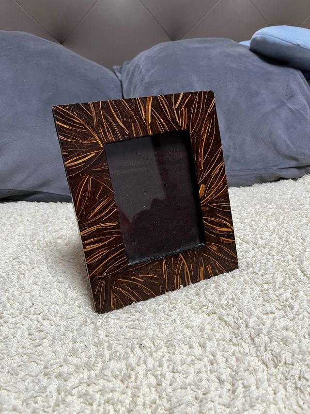 Marco de fotos de madera