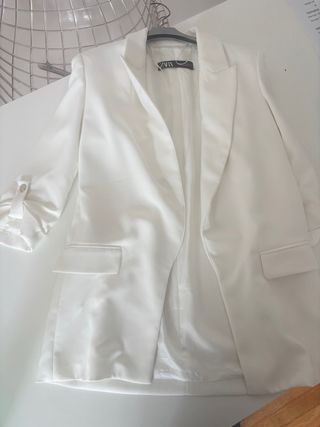 Blazer Bianco Zara XS