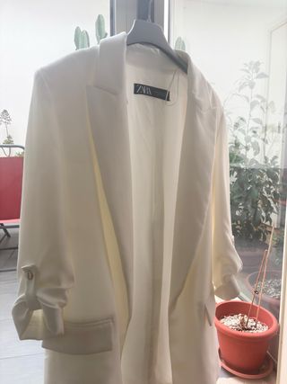 Blazer Bianco Zara XS