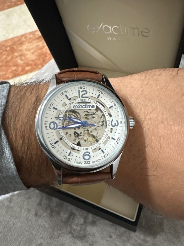 Reloj Automático Esqueleto Calibre 3683 nuevo