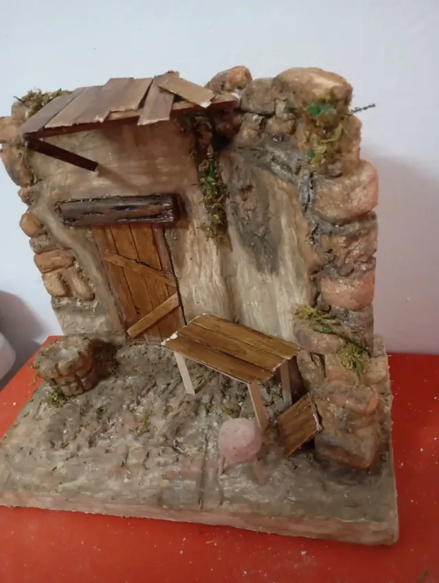 Casa para el Belén artesanal.