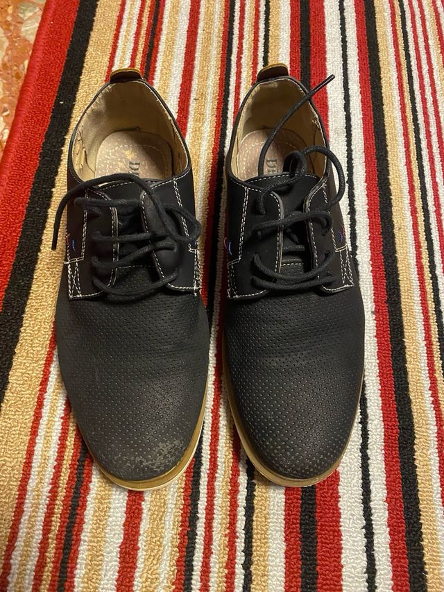 Zapatos Geox Hombre Negro/Marrón