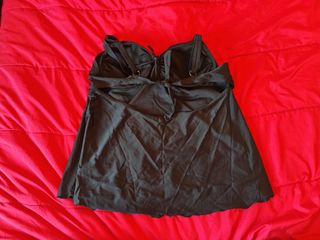 Parte de cima de tankini preto