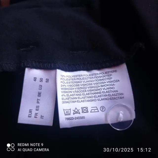 Pantaloni donna neri taglia 52