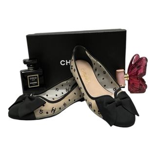 Bailarinas Chanel Beige y Negro