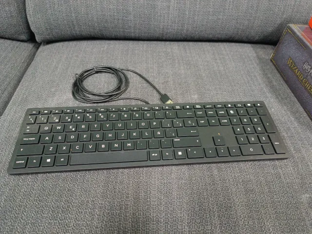 Teclado HP USB Negro