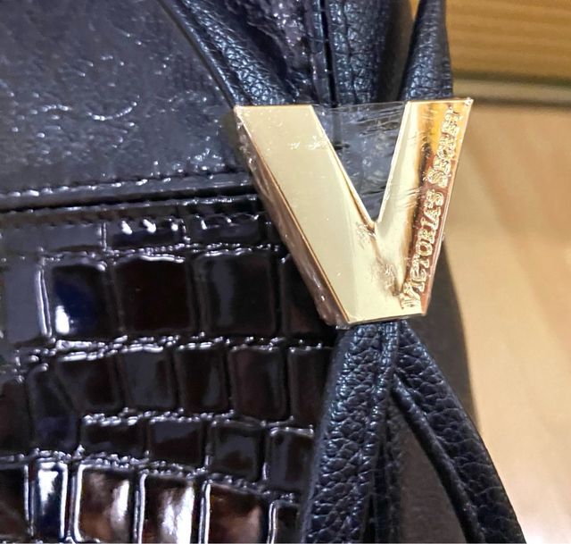 Bolso Tote Victoria's Secret Negro