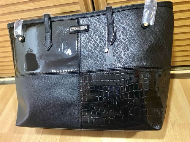 Bolso Tote Victoria's Secret Negro