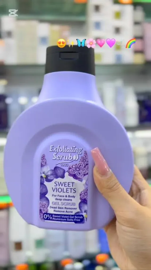 EXFOLIATING SCRUB SWEET VIOLETS 1903