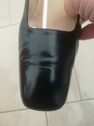 Scarpe donna tacco, blu notte