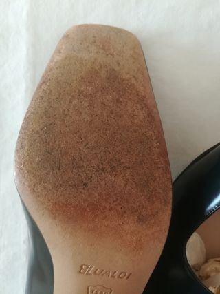 Scarpe donna tacco, blu notte