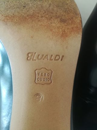 Scarpe donna tacco, blu notte