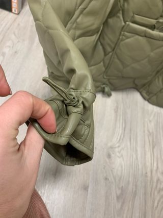 Chaqueta Zara acolchada verde S/M