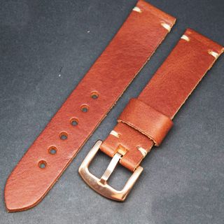 Cinturini in pelle fatti a mano per orologi da 18-26 mm