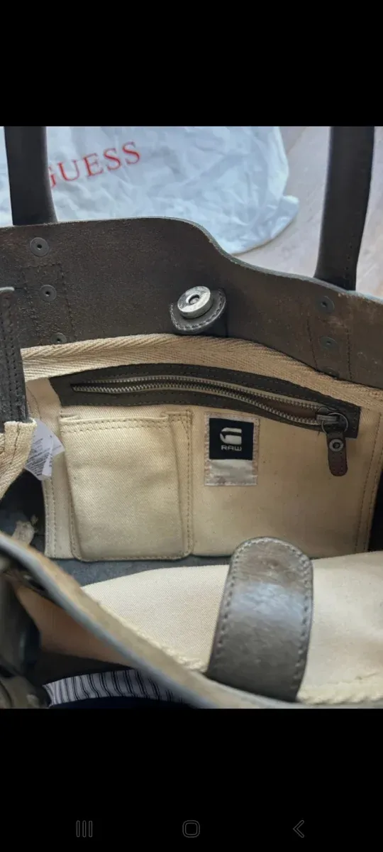 Bolso G-Star RAW Beige y Marrón