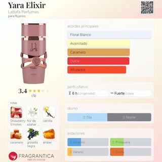 Yara Elixir Lattafa Perfume