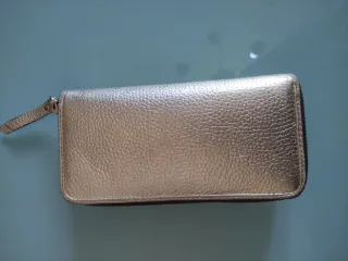 Cartera Tous Dorada Piel Oso