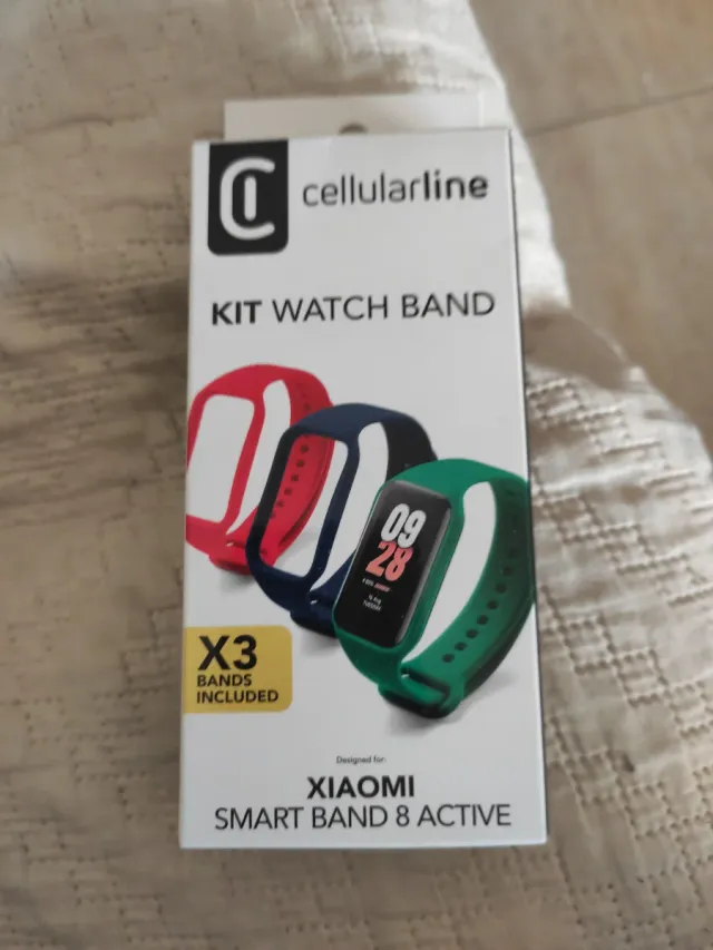 Confezione da 3 cinturini Cellularline Xiaomi Smart Band 8