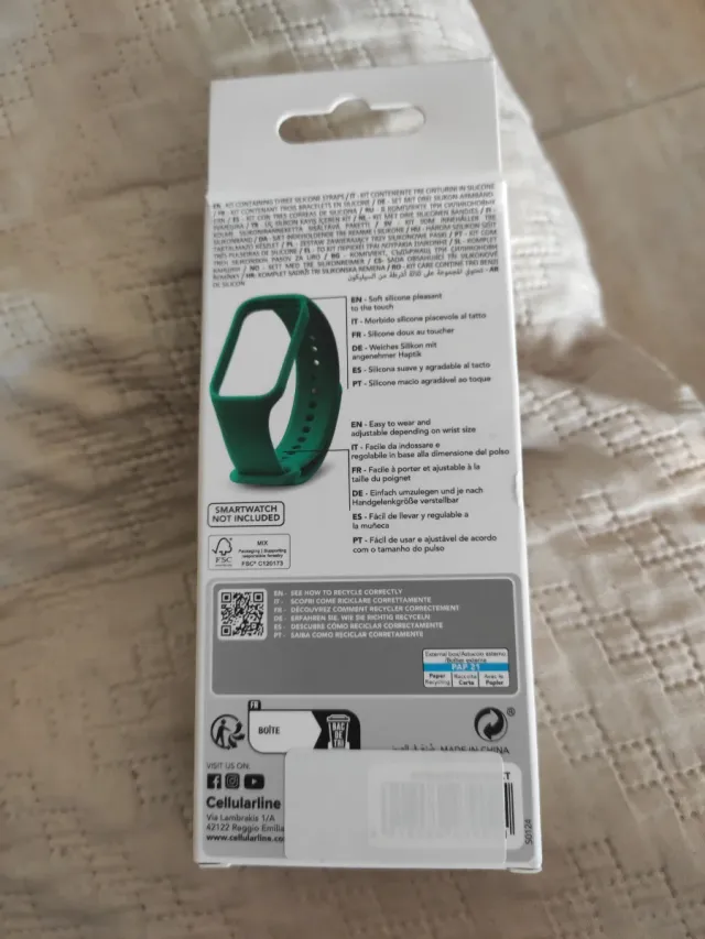 Confezione da 3 cinturini Cellularline Xiaomi Smart Band 8
