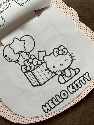 Libro Hello Kitty da colorare