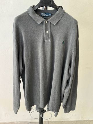 Polo Ralph Lauren Grigio XXL Manica Lunga
