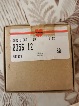 Dado Ceco M12 Zn Wurth