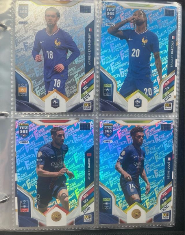 Lote 20 cartas FIFA 365 Fans Favourite
