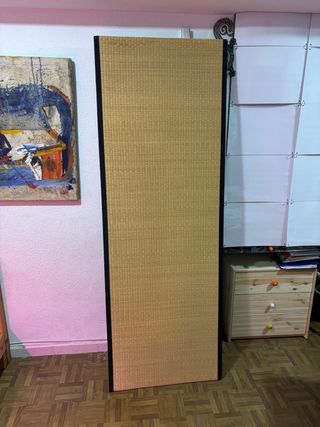 Tatami japonés de bambú