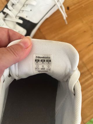 Barebarics Bambas Barefoot Blancas y Negras