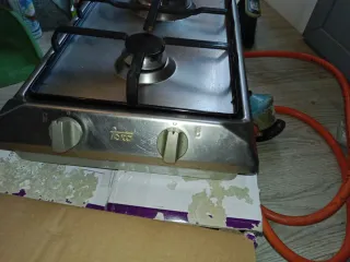 Hornillo de gas dos fuegos